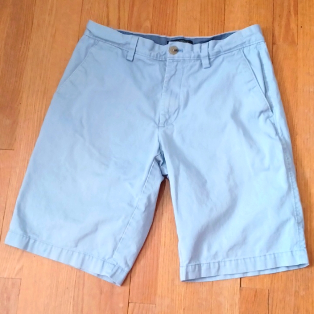 Banana Republic Factory Emerson Short Sz.29. L.10.5".Cotton.Light Blue. EUC!